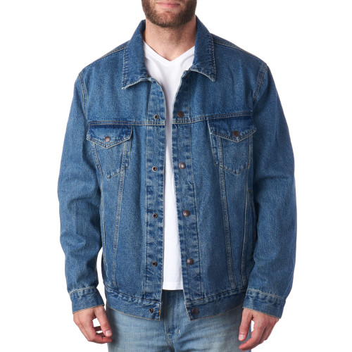 Alpine Swiss Derek Men's Classic Denim Trucker Jacket - Alpine Swiss